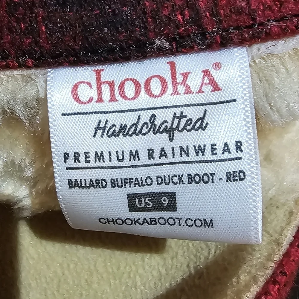 CHOOKA Ballard buffalo Duck Boots Size 9